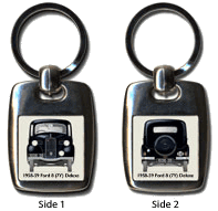 Ford 8 (7Y) Deluxe 1938-39 Keyring 5